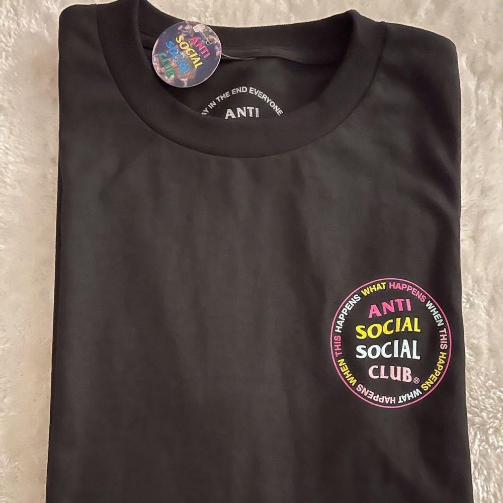 Anti Social Social Club What Happened Tee Black S